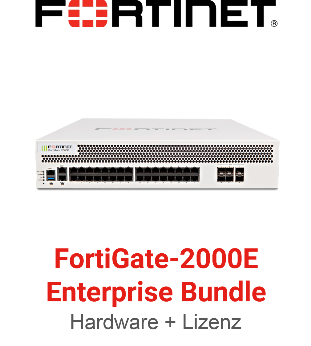 Fortinet FortiGate-2000E - Enterprise Bundle (Hardware + Lizenz) (End of Sale/Life)