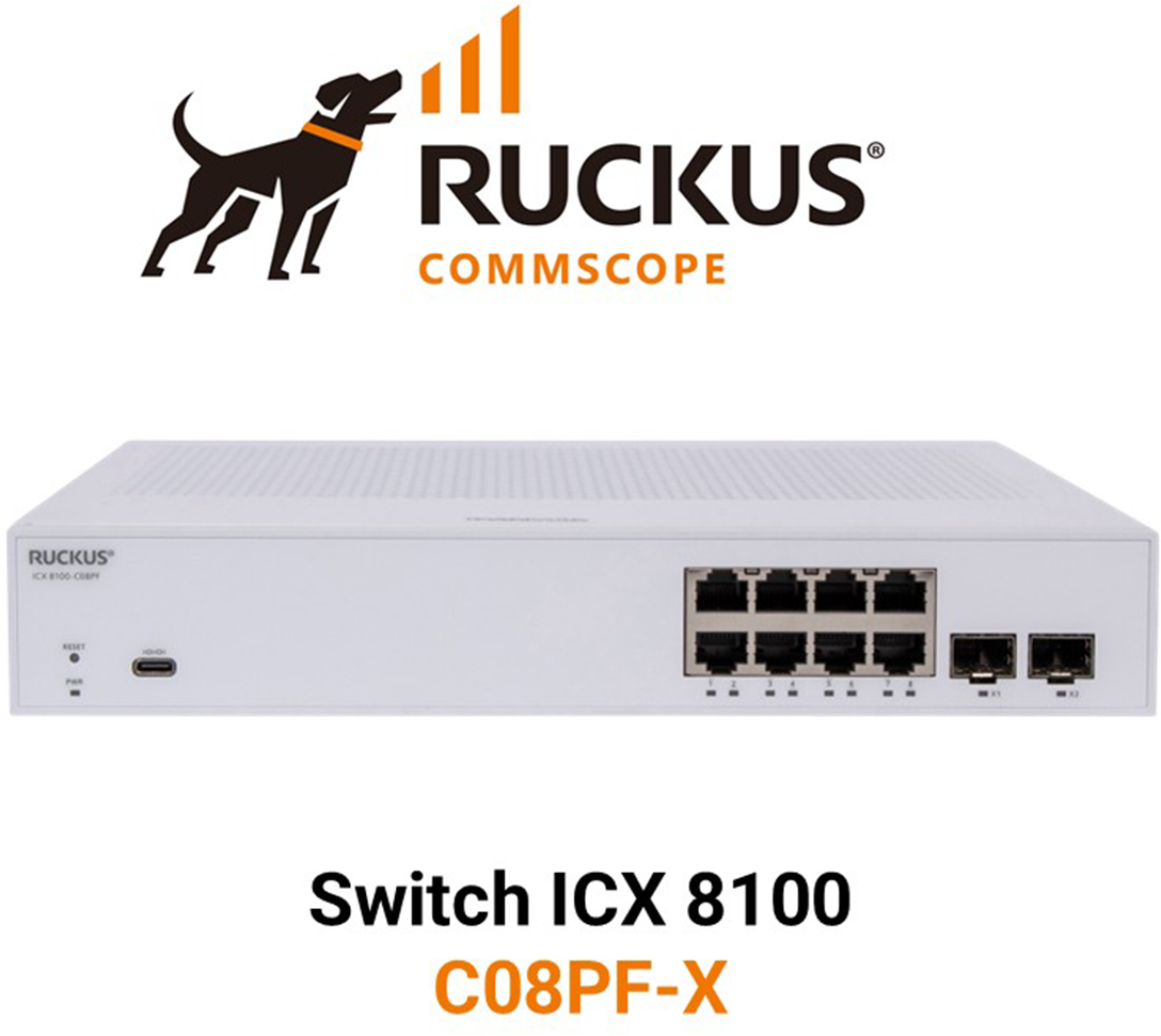 Ruckus ICX8100-C08PF-X Switch