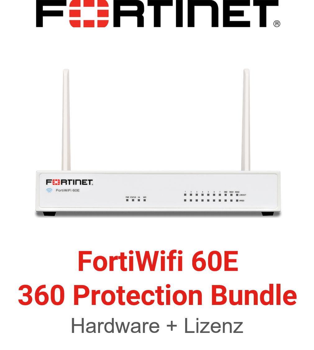 Fortinet FortiWiFi-60E - 360 Bundle (End of Sale/Life)