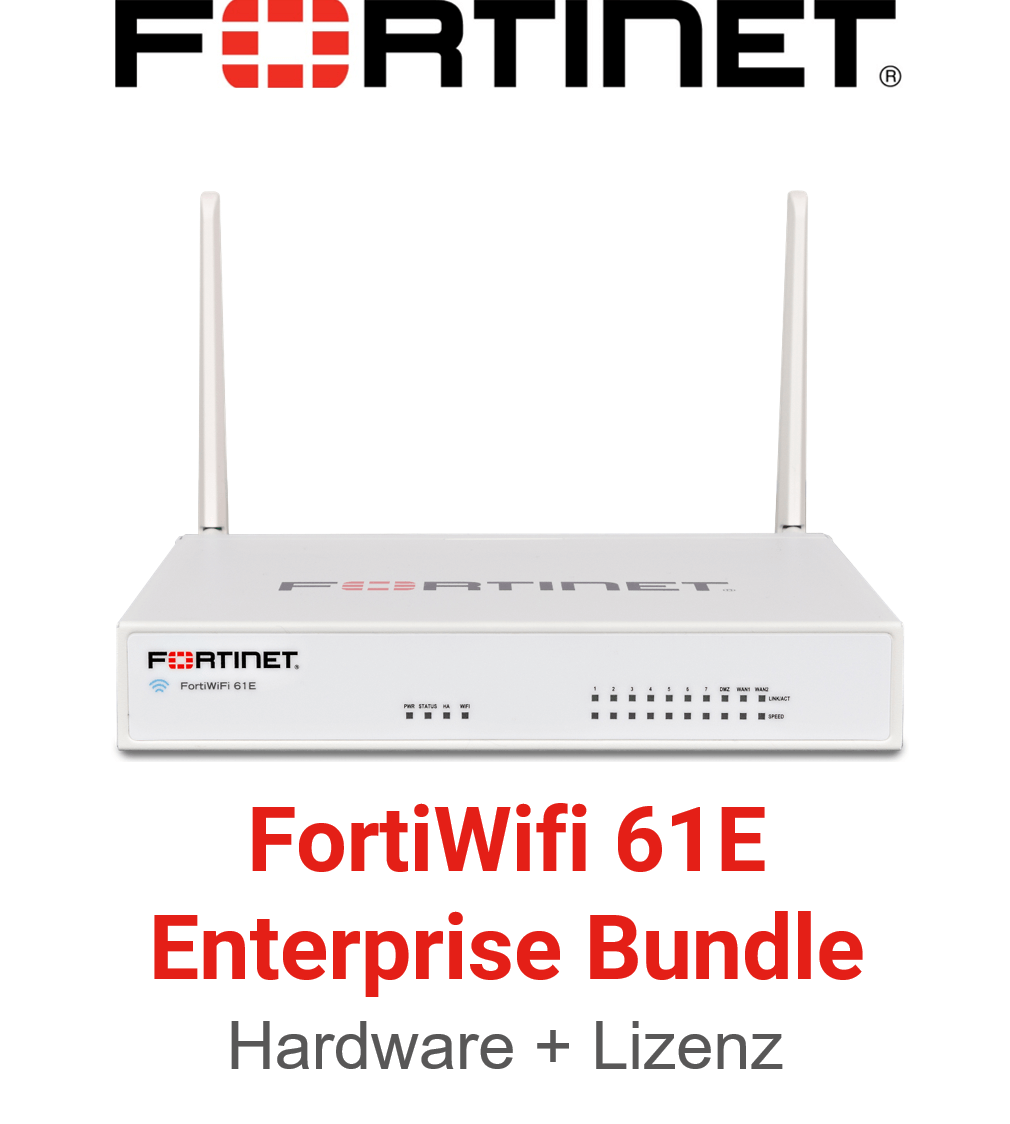 Fortinet FortiWifi 61E - Enterprise Bundle (End of Sale/Life)