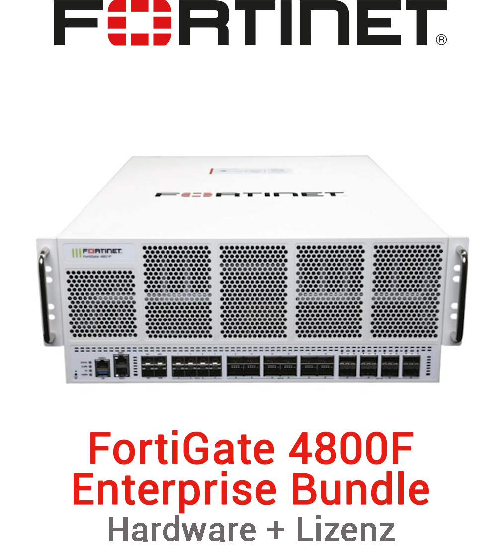 Fortinet FortiGate-4800F - Enterprise Bundle (Hardware + Lizenz)