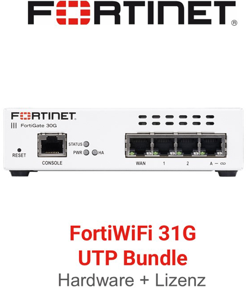 Fortinet FortiWifi-31G  - UTM/UTP Bundle (Hardware + Lizenz)