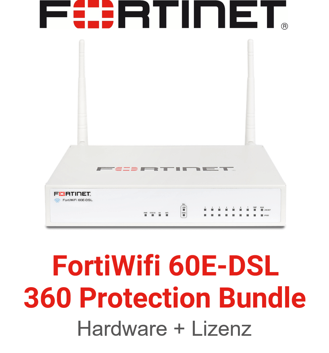 Fortinet FortiWiFi-60E DSL - 360 Bundle (End of Sale/Life)