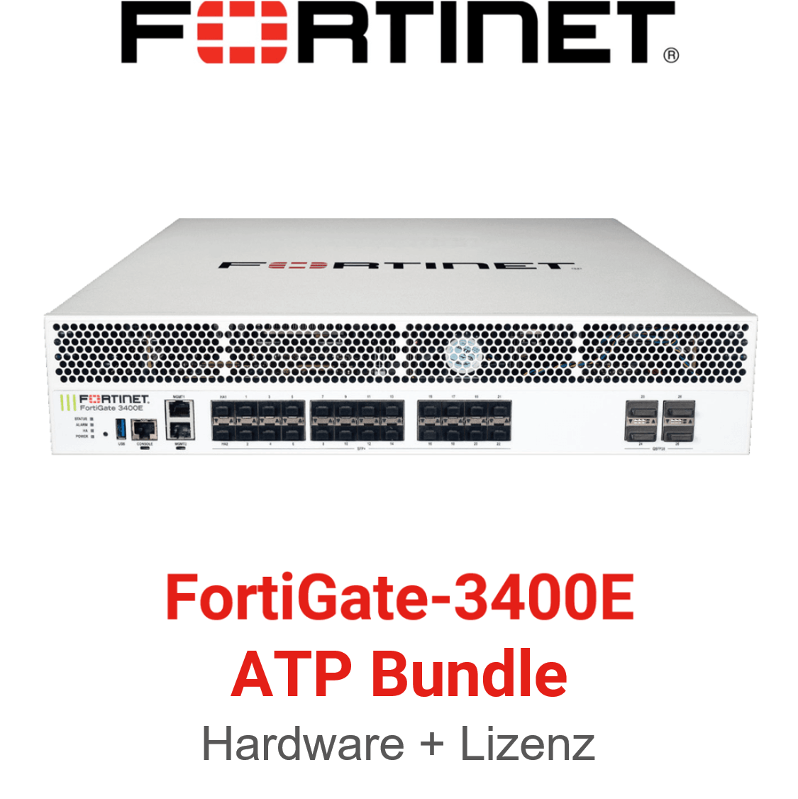 Fortinet FortiGate-3400E - ATP Bundle (Hardware + Lizenz) (End of Sale/Life)