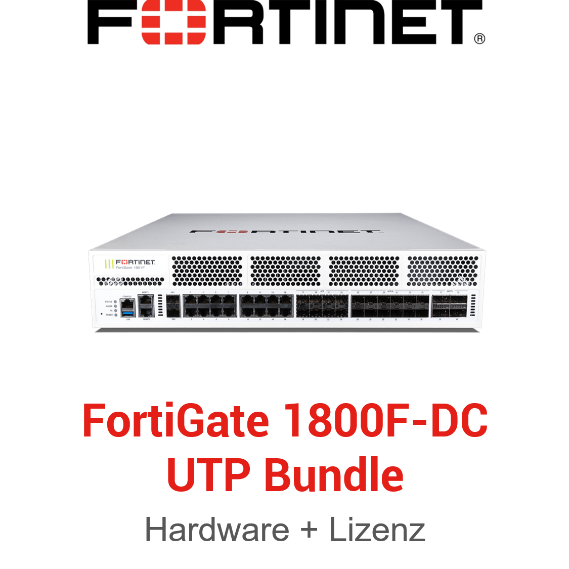 Fortinet FortiGate-1800F-DC - UTM/UTP Bundle (Hardware + Lizenz)