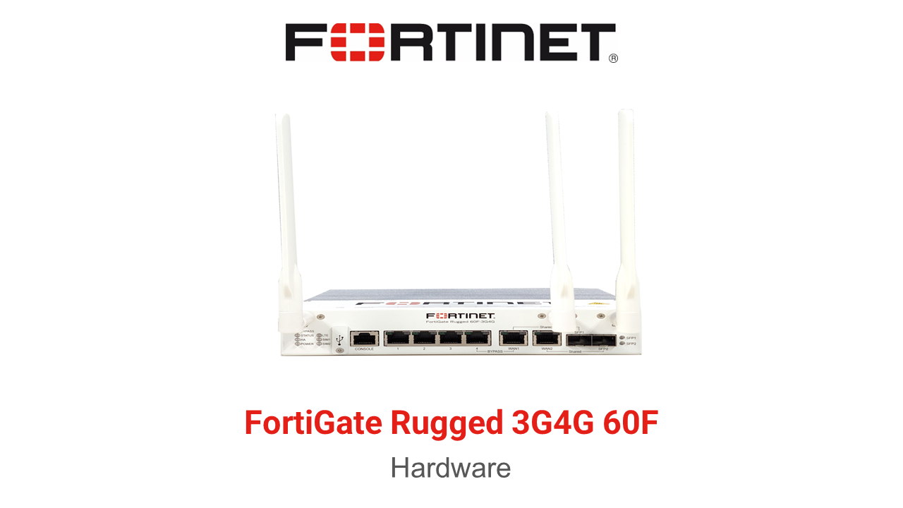 Fortinet FortiGateRugged-60F 3G4G Firewall