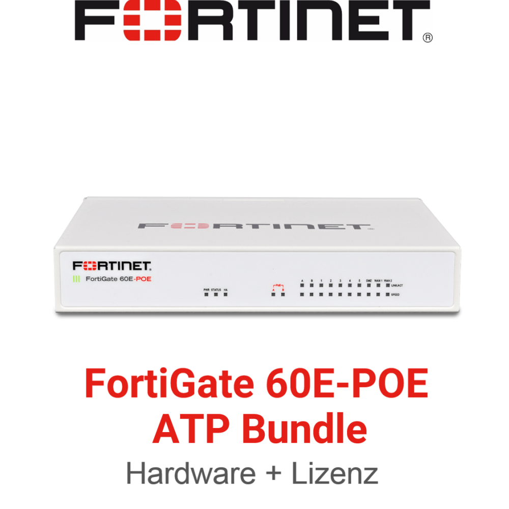 Fortinet FortiGate-60E-POE - ATP Bundle (End of Sale/Life)