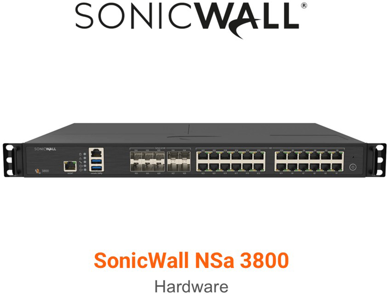 SonicWall NSA 3800 Network Security Appliance