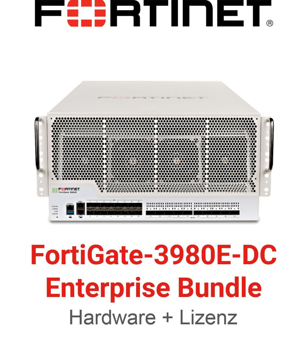 Fortinet FortiGate-3980E-DC - Enterprise Bundle (End of Sale/Life)