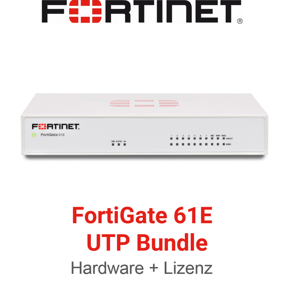Fortinet FortiGate-61E - UTM/UTP Bundle (End of Sale/Life)